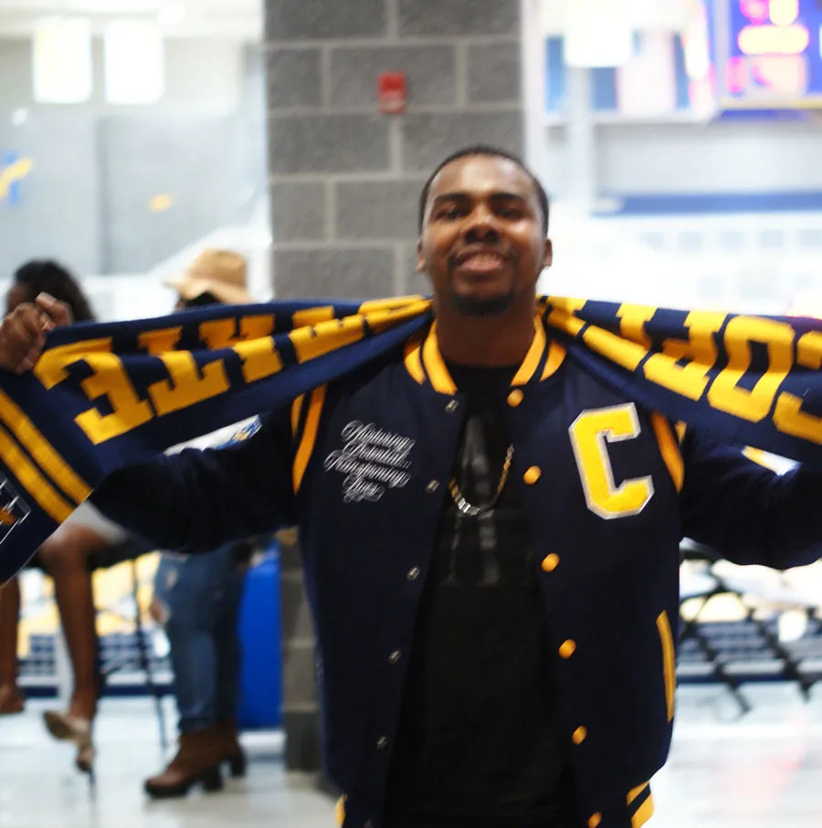Coppin St. |  VARSITY NAVY JACKET (K)