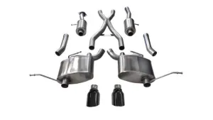 Corsa Sport Cat-Back Exhaust Jeep Grand Cherokee 5.7L V8 Hemi (11-21)