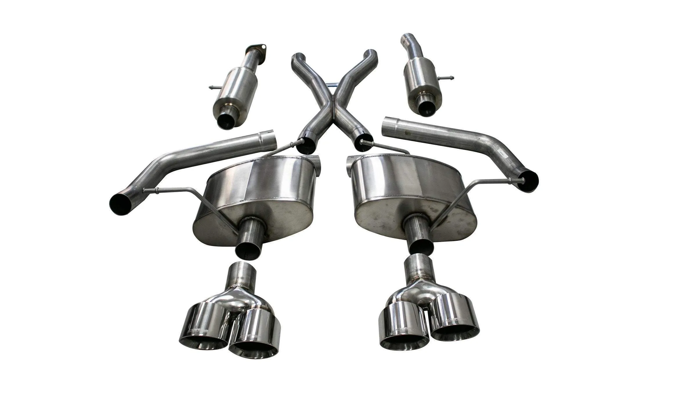 Corsa Sport Cat-Back Exhaust Jeep Grand Cherokee Trackhawk 6.2L SC (18-21)