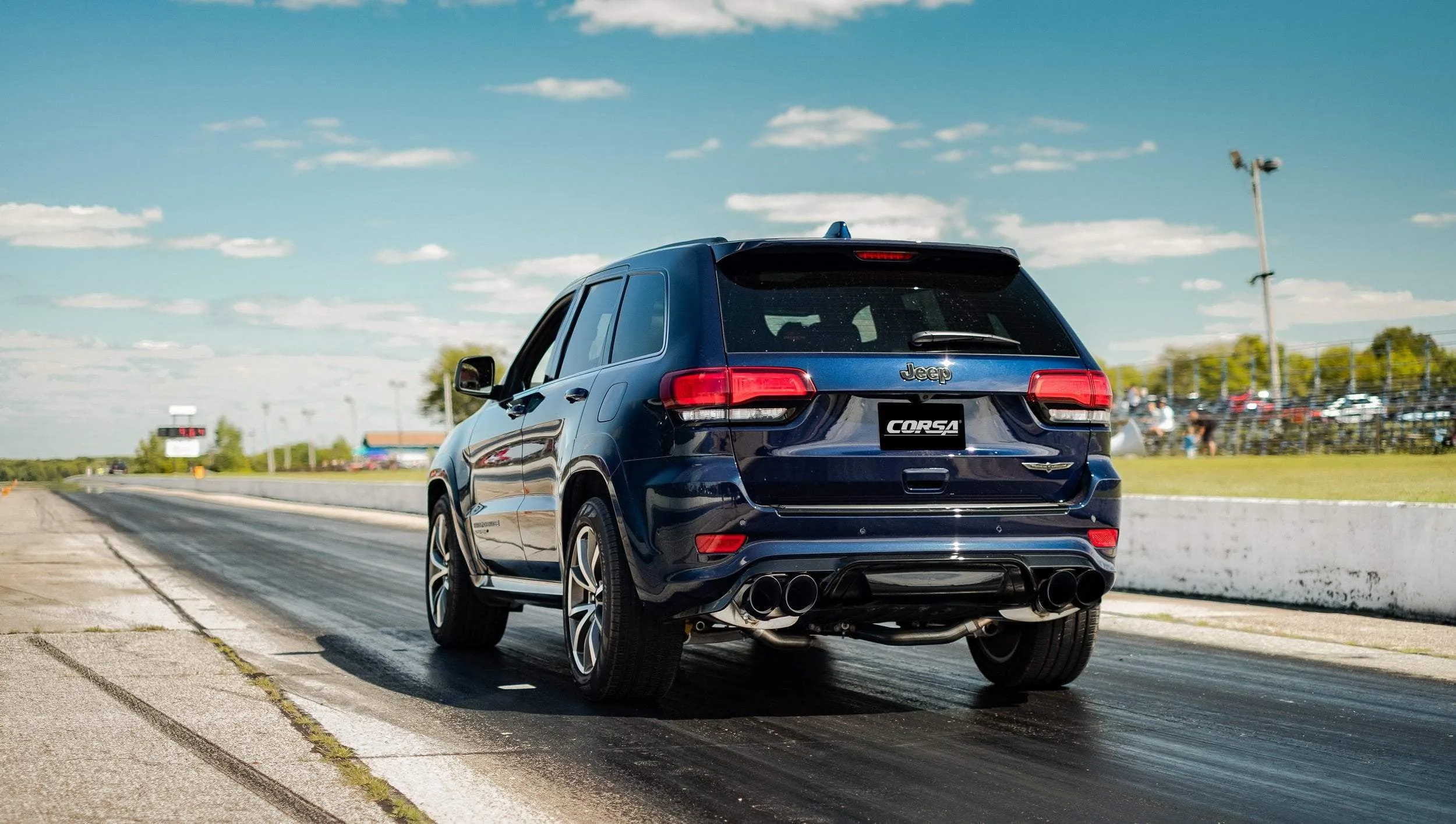 Corsa Sport Cat-Back Exhaust Jeep Grand Cherokee Trackhawk 6.2L SC (18-21)