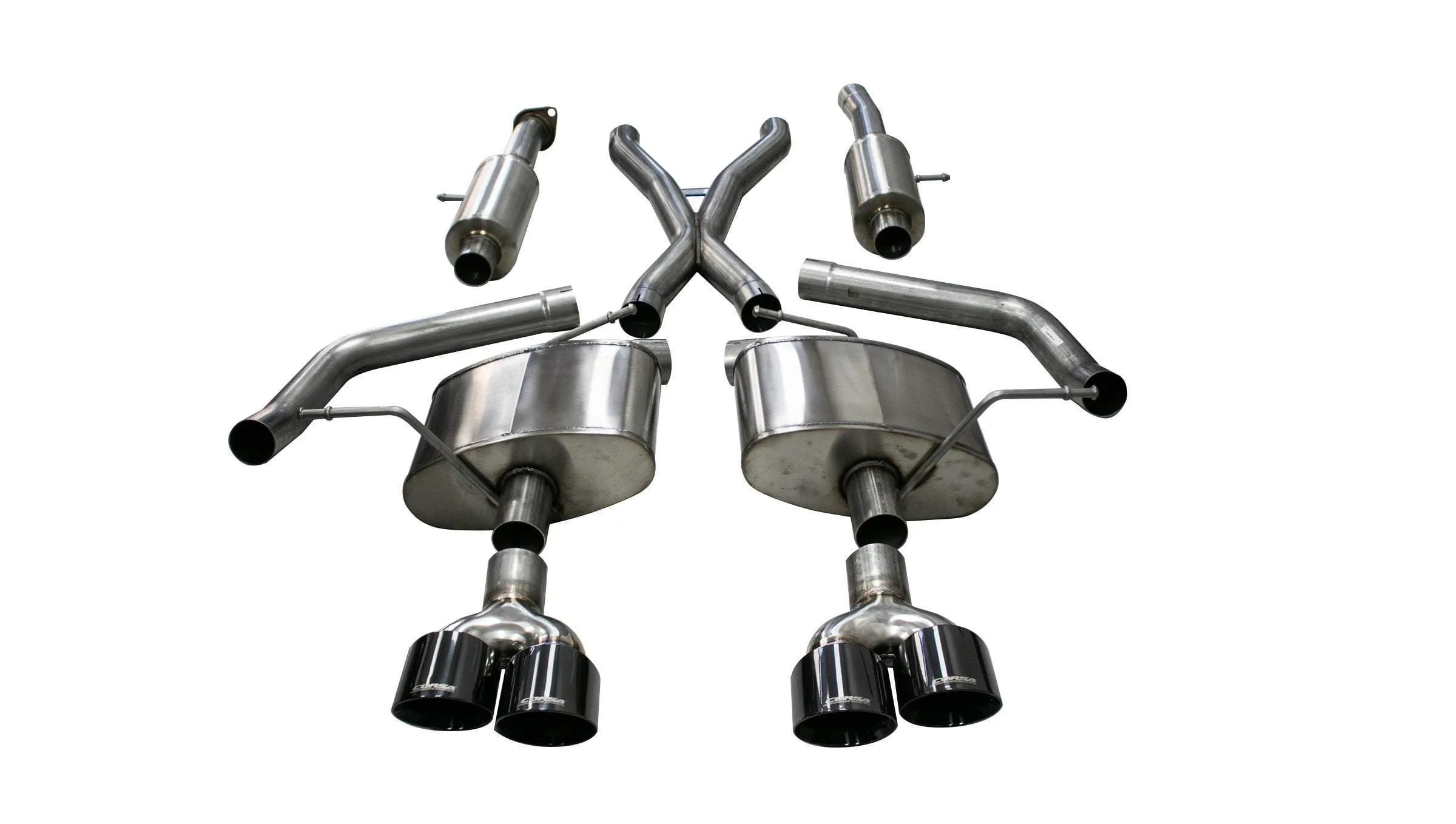 Corsa Sport Cat-Back Exhaust Jeep Grand Cherokee Trackhawk 6.2L SC (18-21)