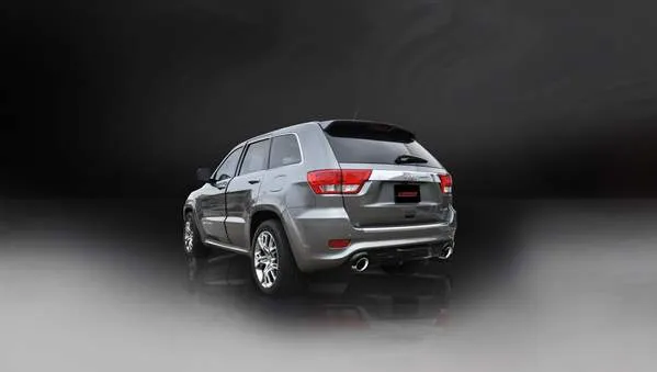 Corsa Sport Cat-Back Exhaust (Polished) Jeep Grand Cherokee SRT 6.4L V8 Hemi (12-21)