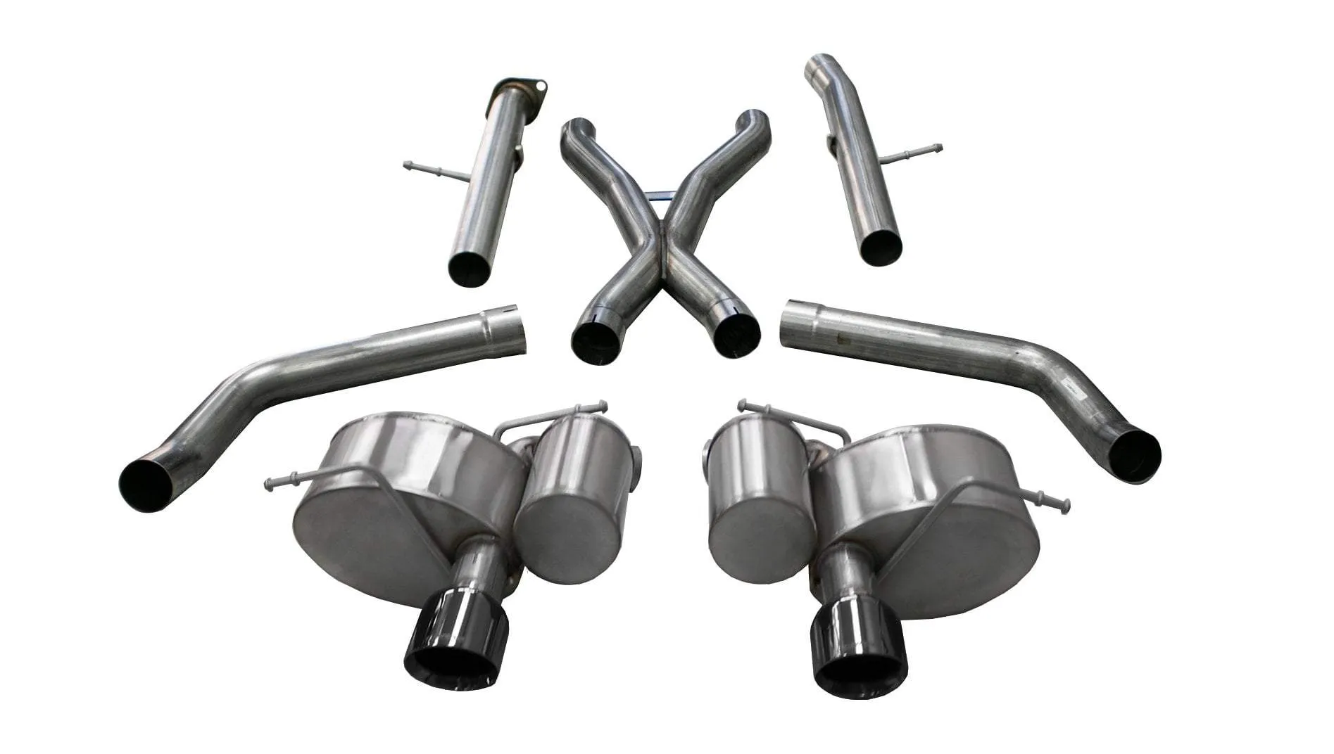 Corsa Xtreme Cat-Back Exhaust Jeep Grand Cherokee SRT 6.4L V8 HEMI (12-21)