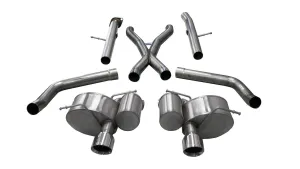 Corsa Xtreme Cat-Back Exhaust Jeep Grand Cherokee SRT 6.4L V8 HEMI (12-21)