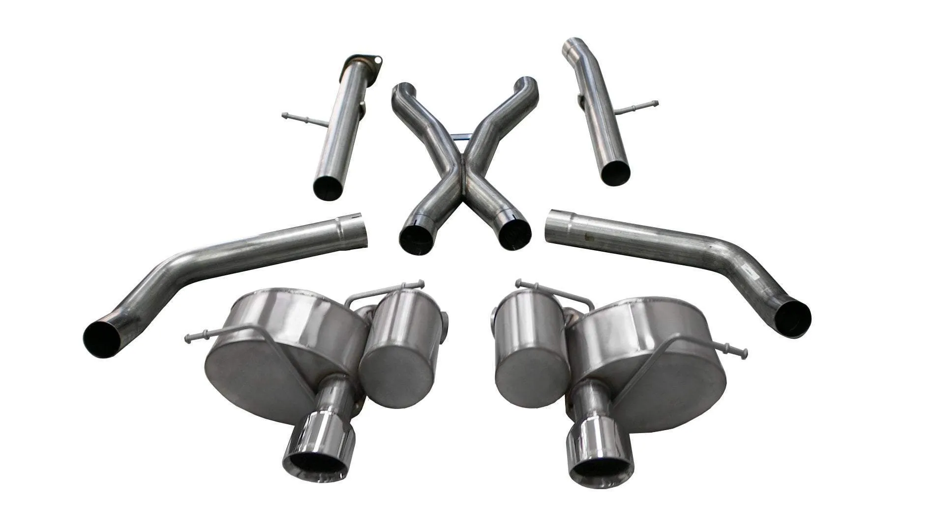 Corsa Xtreme Cat-Back Exhaust Jeep Grand Cherokee SRT 6.4L V8 HEMI (12-21)