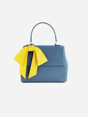 Cottontail Vegan Leather Handbag | Deep Blue