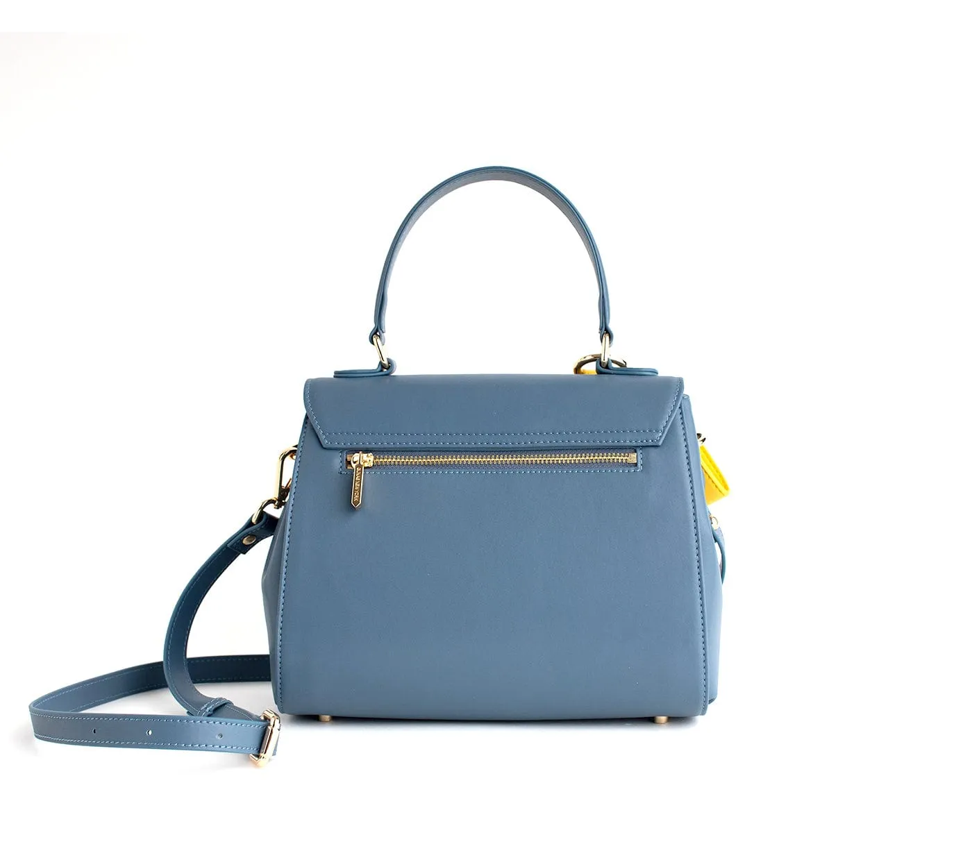 Cottontail Vegan Leather Handbag | Deep Blue