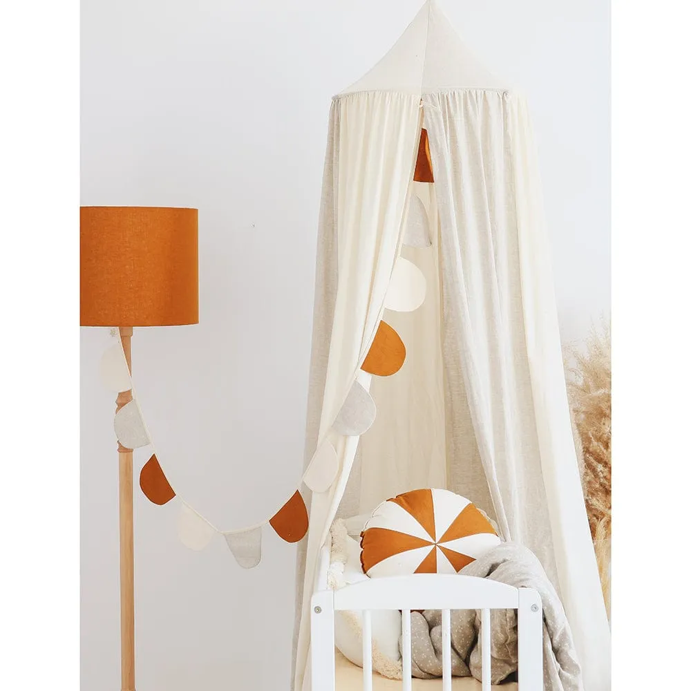 Cream Circus Decorative Canopy - Cream