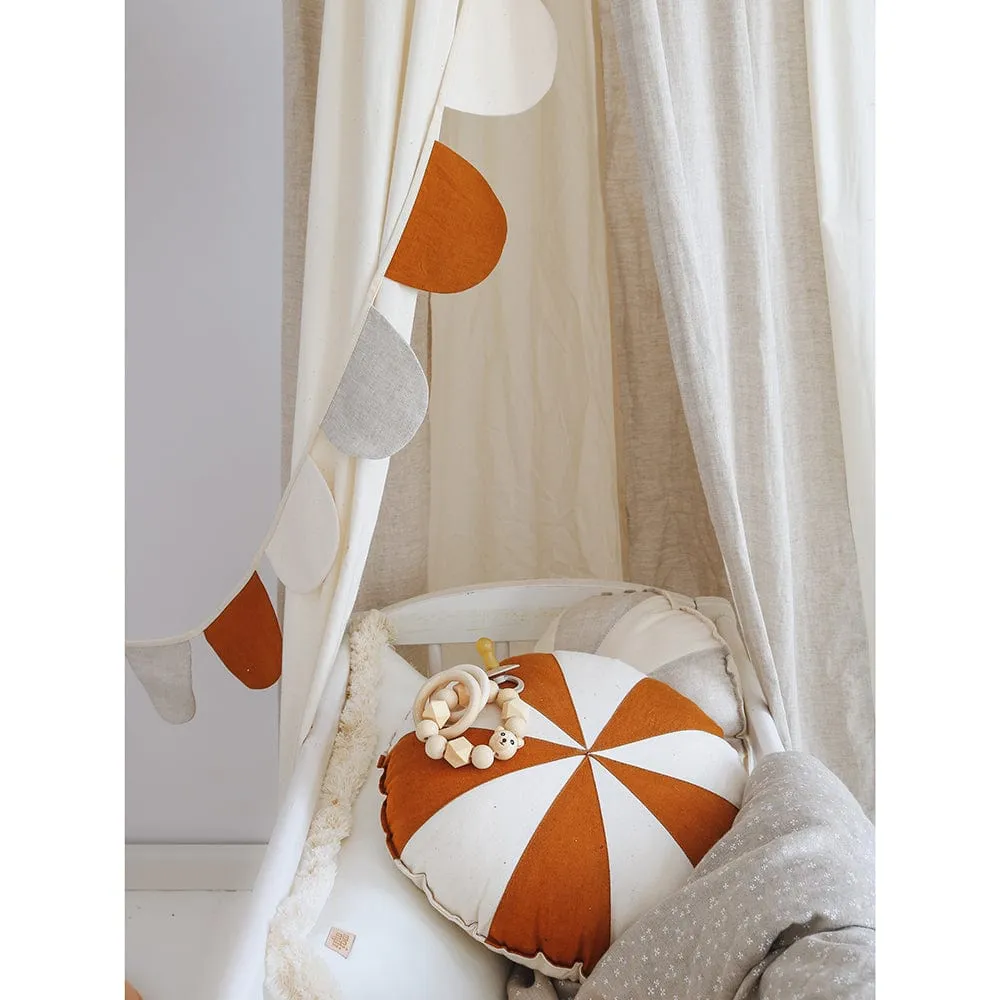 Cream Circus Decorative Canopy - Cream