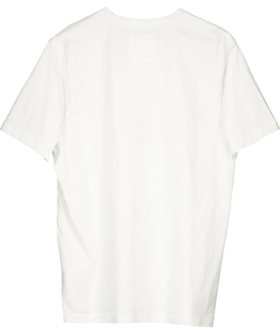 Crew Clothing Company White Round Neck Tee UK L