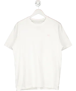 Crew Clothing Company White Round Neck Tee UK L
