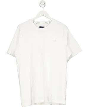 Crew Clothing Company White Round Neck Tee UK L