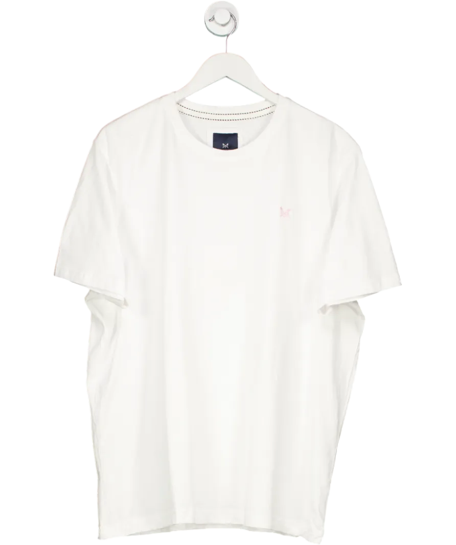Crew Clothing Company White Round Neck Tee UK XXL