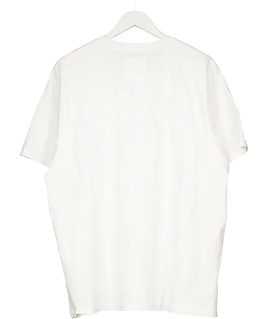 Crew Clothing Company White Round Neck Tee UK XXL