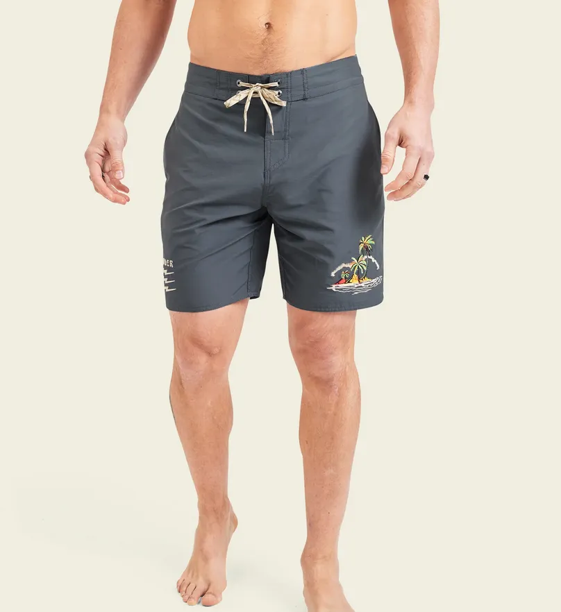 CROATAN BOARDSHORT - CAST AWAY PETROL