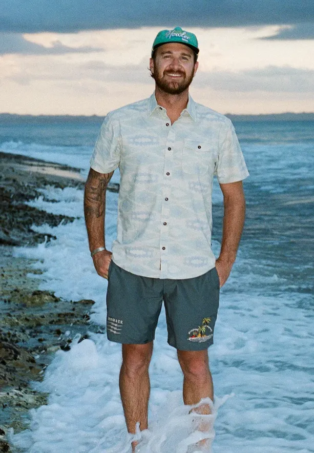 CROATAN BOARDSHORT - CAST AWAY PETROL