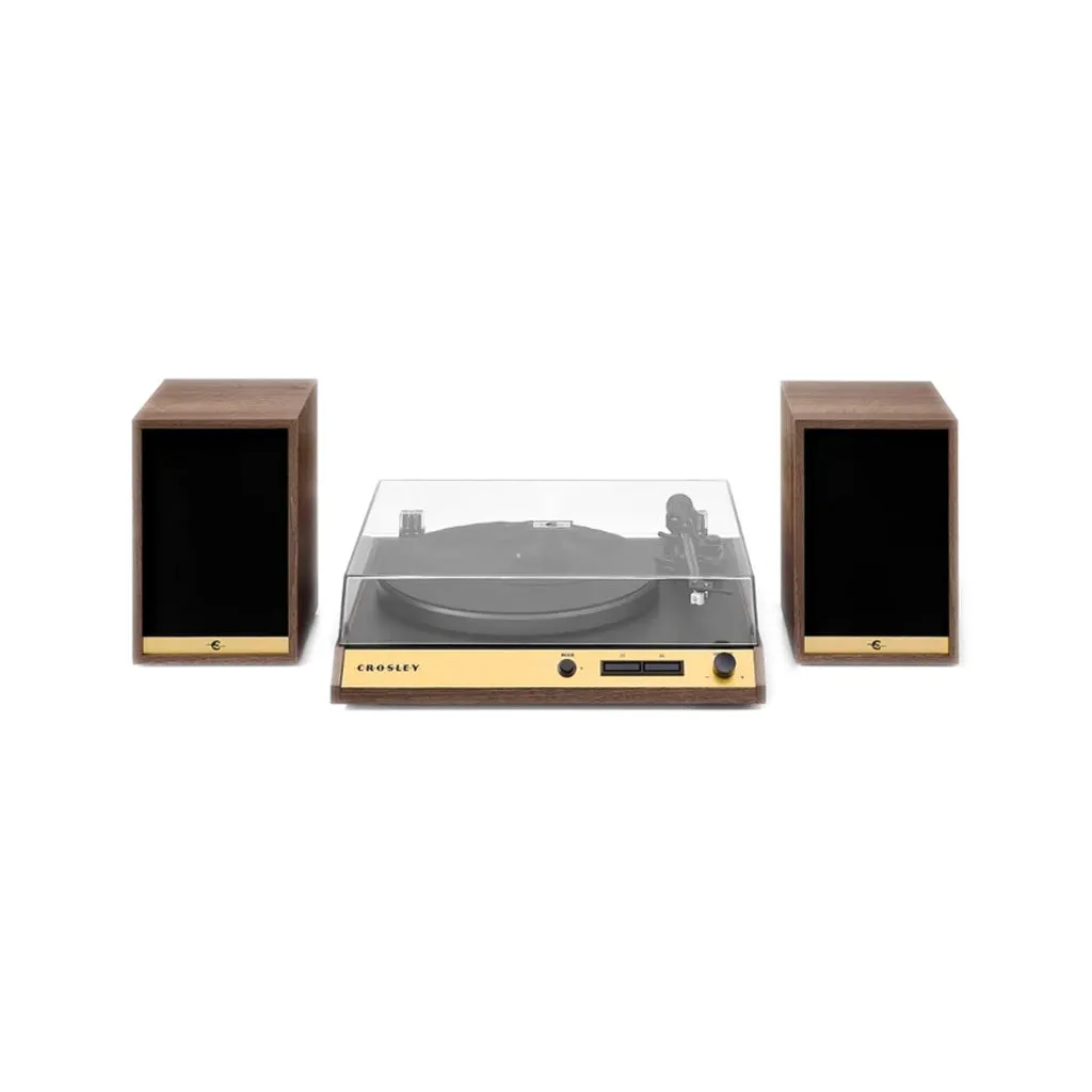 Crosley C72 Record Player w/ Speakers, Walnut