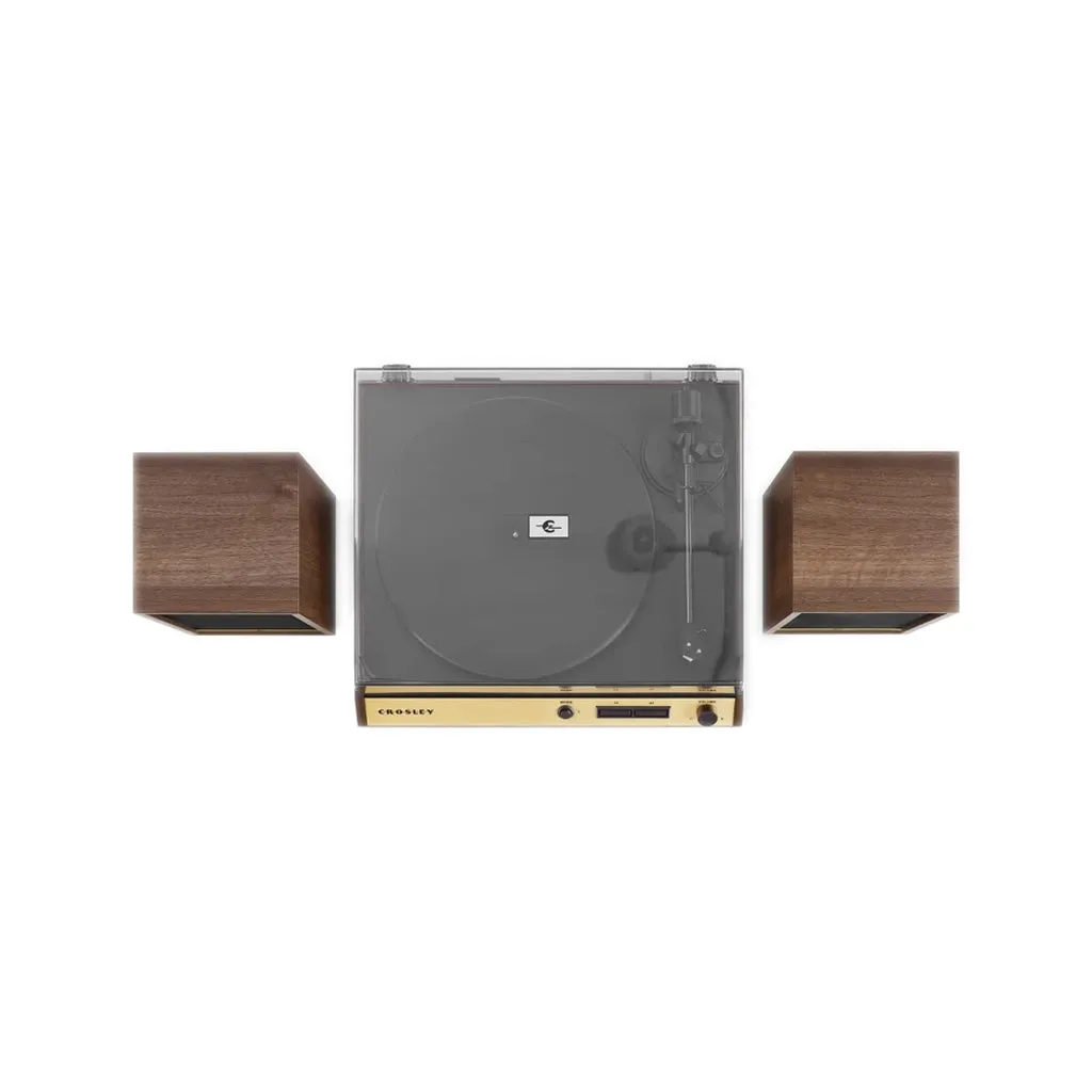 Crosley C72 Record Player w/ Speakers, Walnut