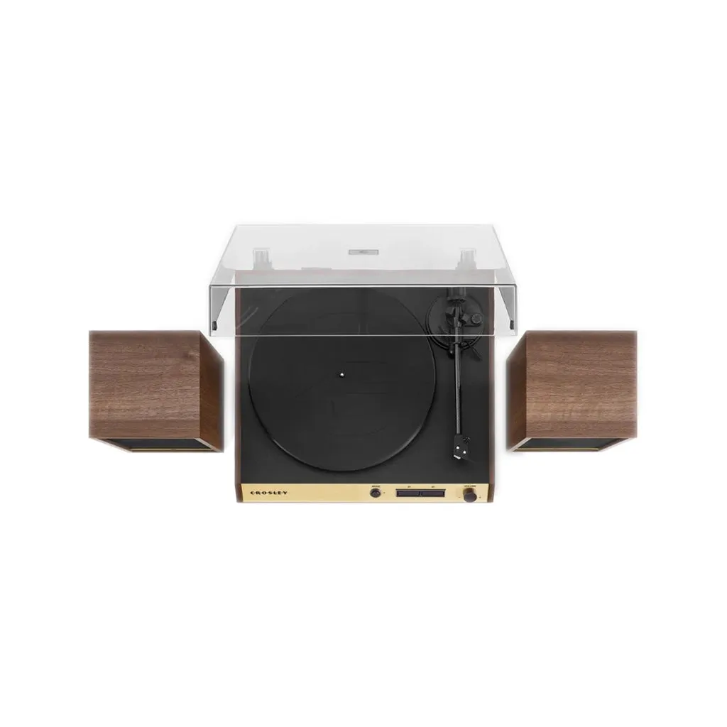 Crosley C72 Record Player w/ Speakers, Walnut
