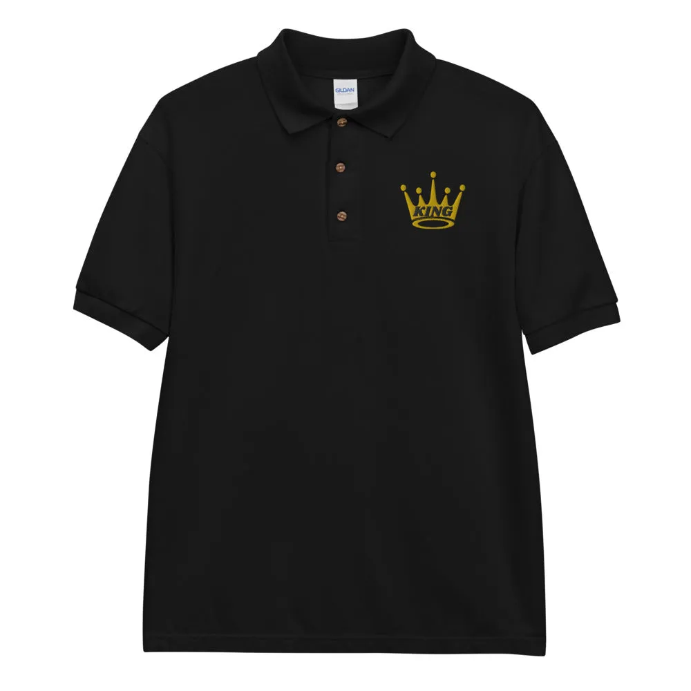 Crown Embroidered Polo Shirt