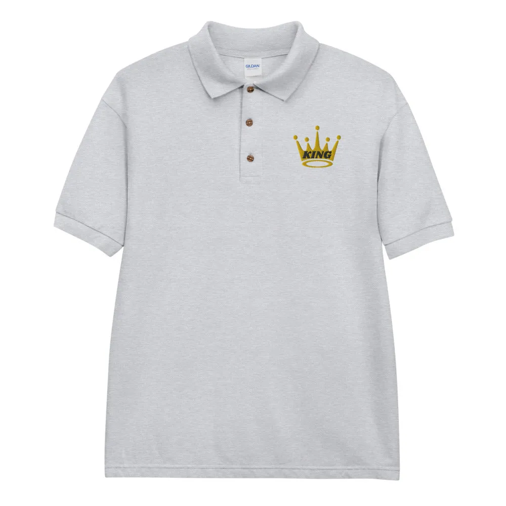 Crown Embroidered Polo Shirt