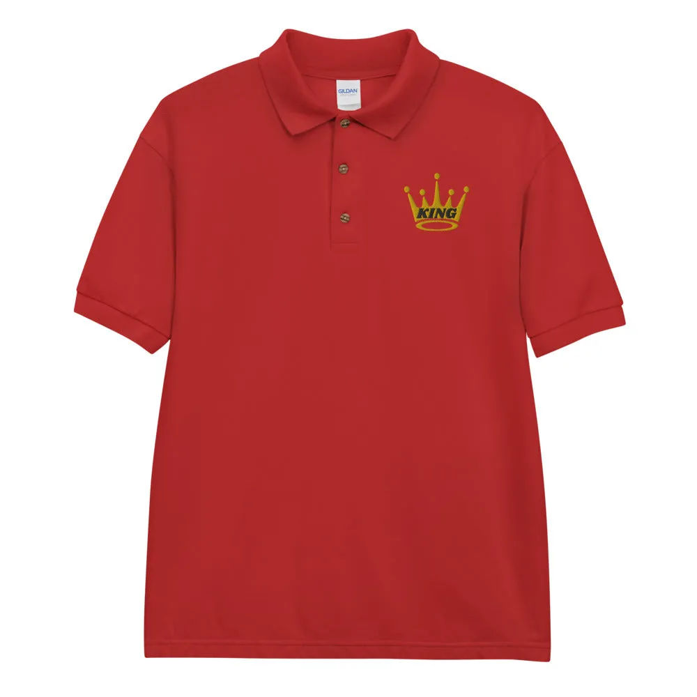 Crown Embroidered Polo Shirt