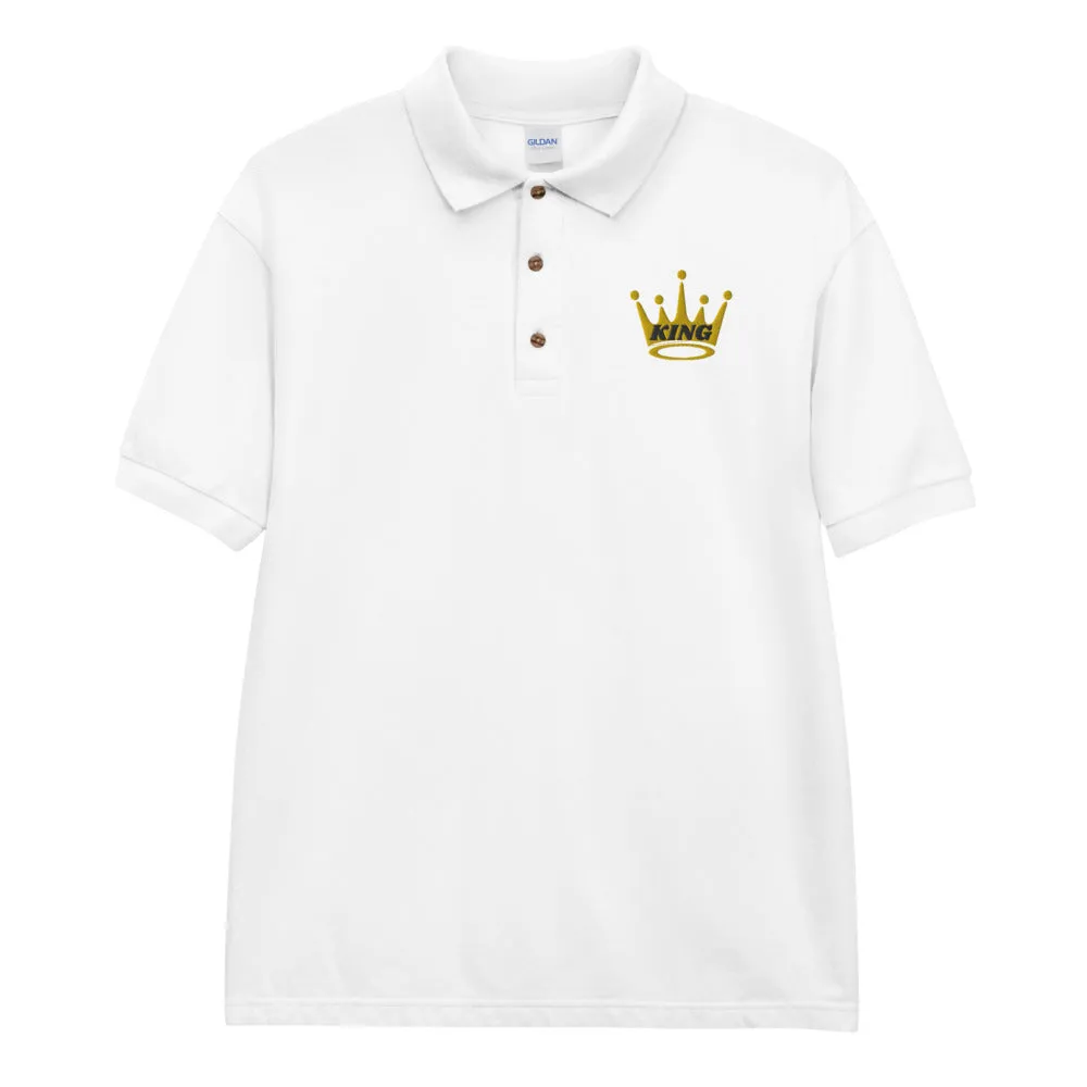 Crown Embroidered Polo Shirt