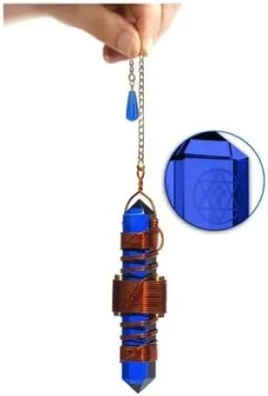 Crystal Pendulum Healing Tool - Buddha Maitreya the Christ 3.5” Etheric Weaver®
