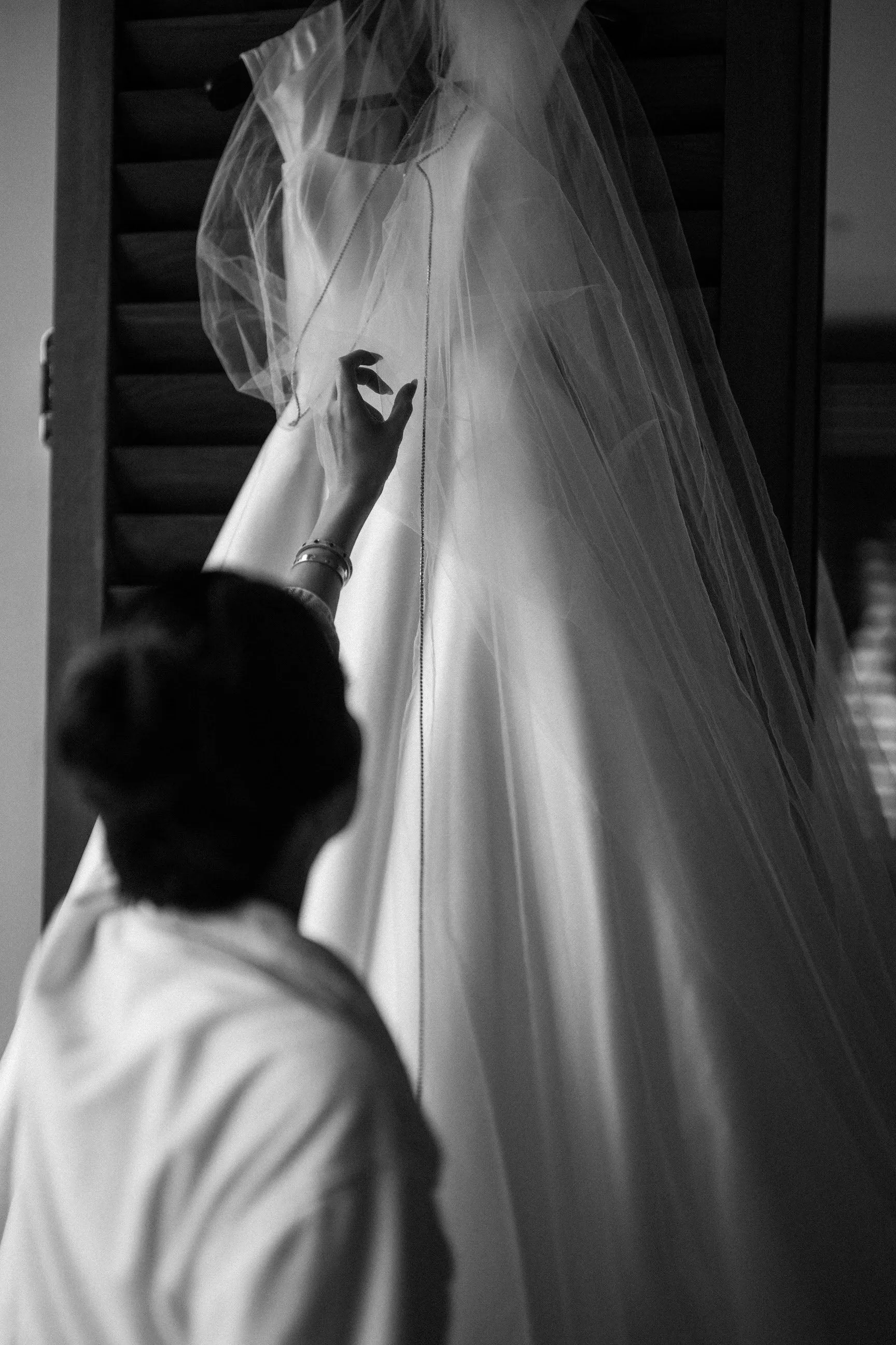 Crystal Trimmed Cathedral Length Wedding Veil