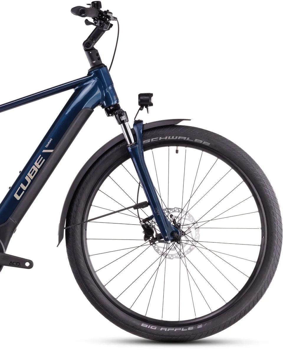 Cube Touring Hybrid One 500 Electric Hybrid Bike 2025 - Deep Sea