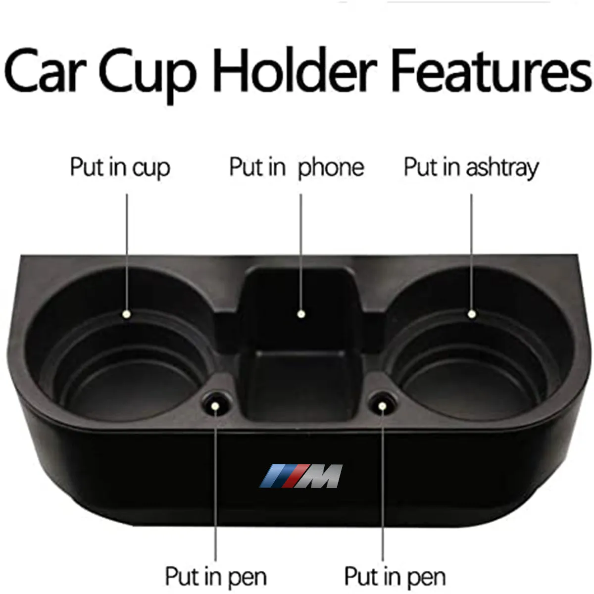 Cup Holder Portable Multifunction Vehicle Seat Cup Cell Phone Drinks Holder Box Car Interior Organizer, Custom Fit For Your Cars, Car Accessories KO11995