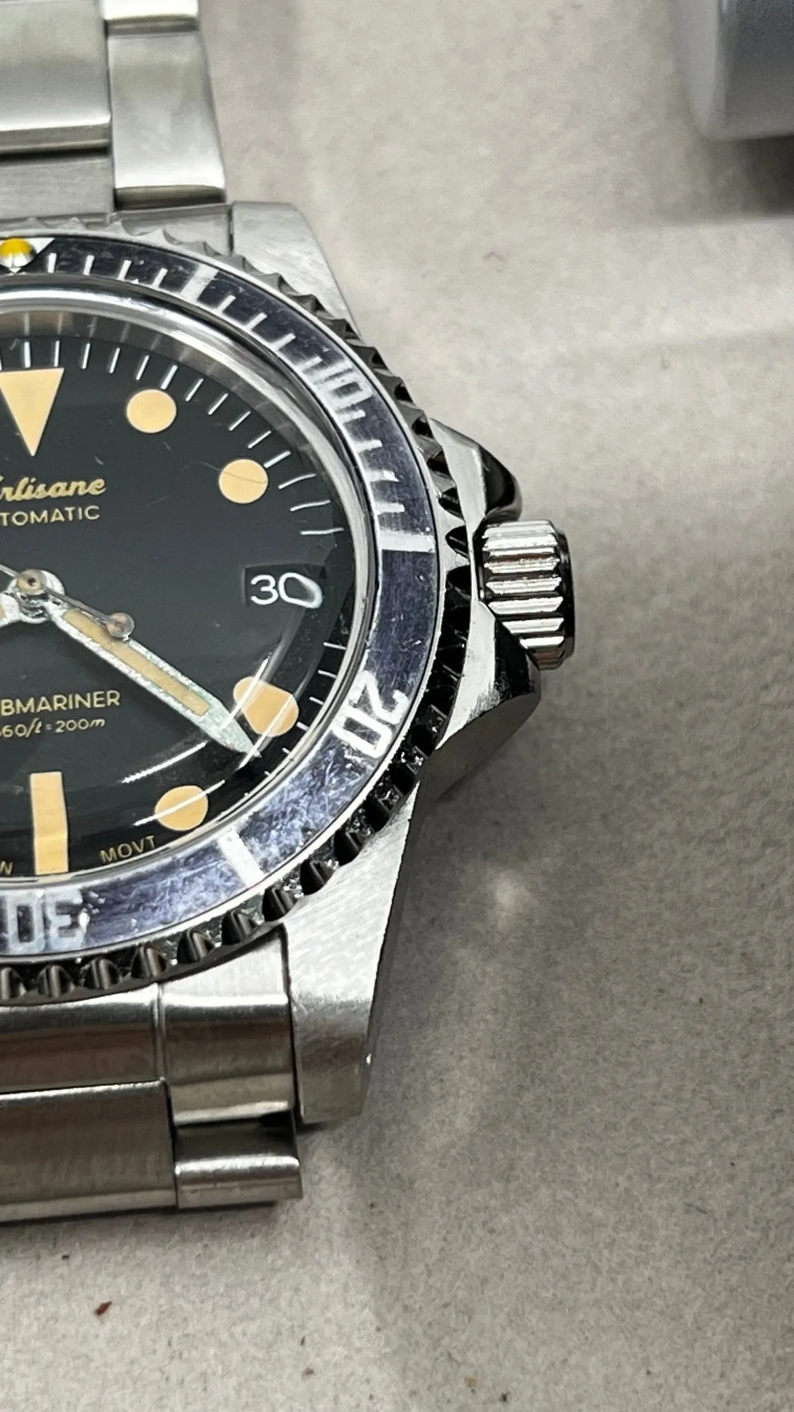 Custom build Men's Watch, Mechanical Watch - Artisane, Diving Watch, Age  Vintage Watch with Leather Watch Strap, Gift Ideas