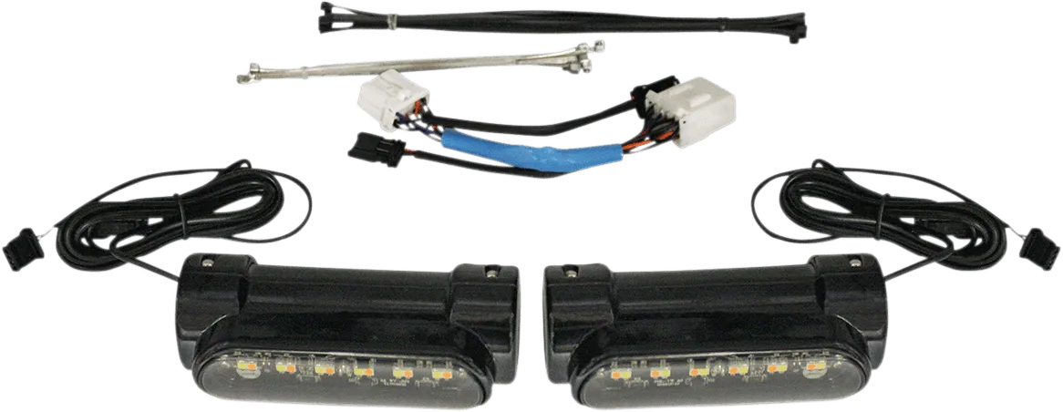 Custom Dynamics CD-CB-AW-HD-B Engine Guard LED - Gloss Black
