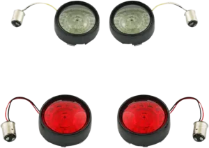 Custom Dynamics PB-BCM-BB-B Probeam Bullet Bezel Turn Signal Conversion Kit - Black