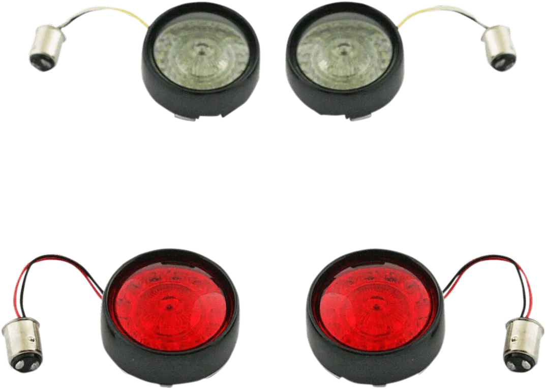 Custom Dynamics PB-BCM-BB-B Probeam Bullet Bezel Turn Signal Conversion Kit - Black