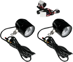 Custom Dynamics PB-FOG-HD-B LED Halo Fog Lights - Black