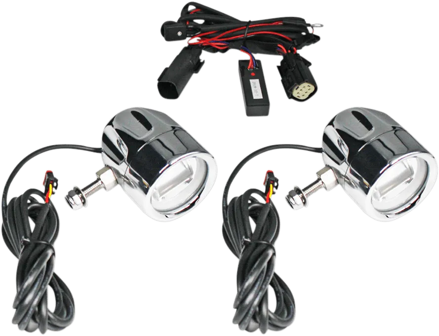 Custom Dynamics PB-FOG-HD-B LED Halo Fog Lights - Black