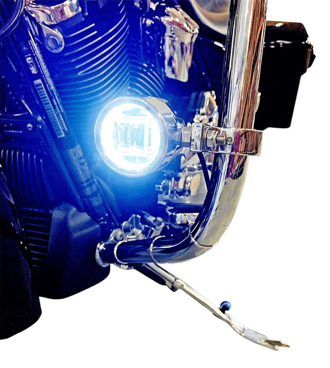 Custom Dynamics PB-FOG-HD-C LED Halo Fog Lights - Chrome