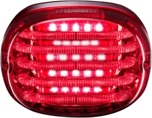 Custom Dynamics PB-TL-SBW-R Probeam LED Squareback Taillight with License Plate Illumination Window - Red