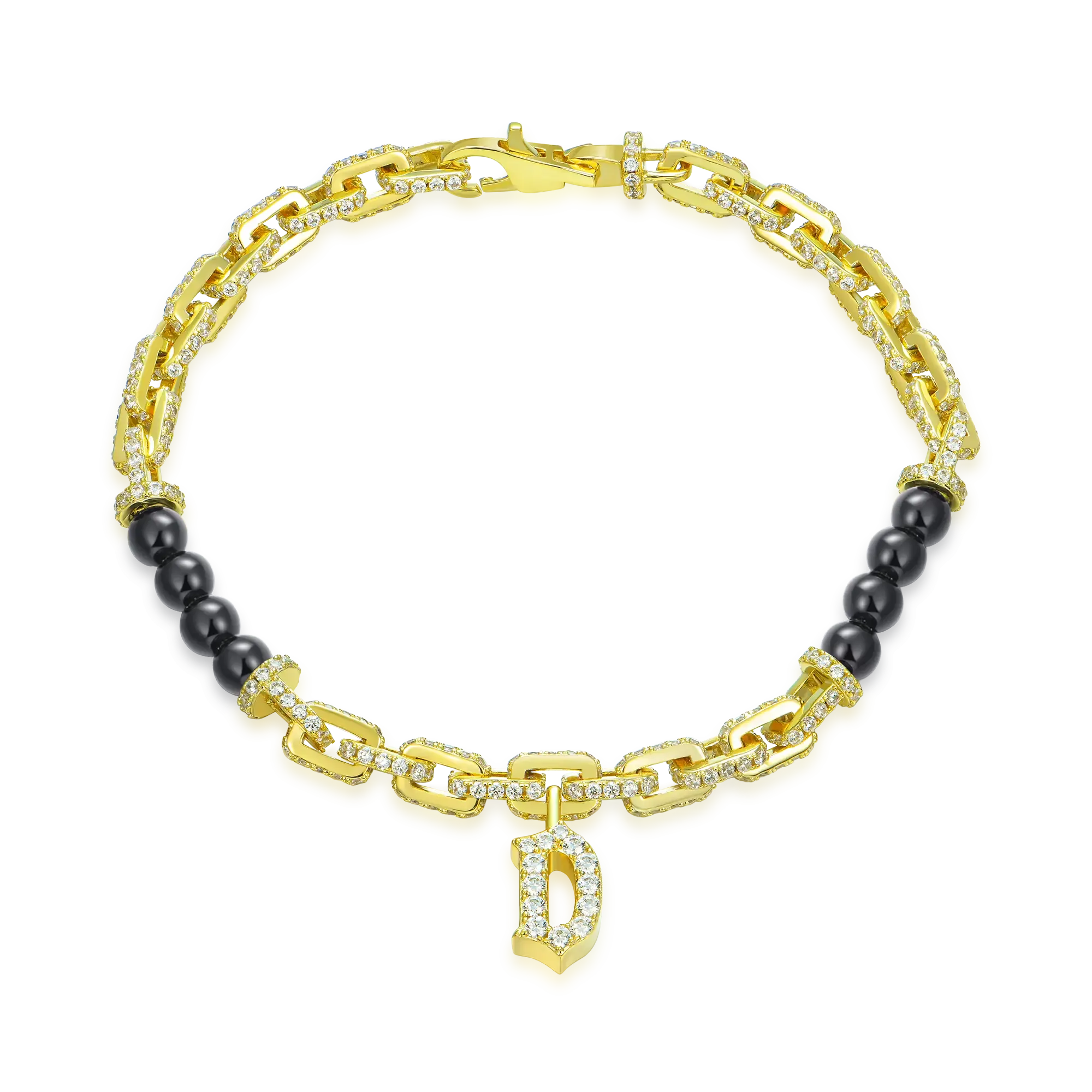 Custom Letter Pearl Bracelet - 5mm