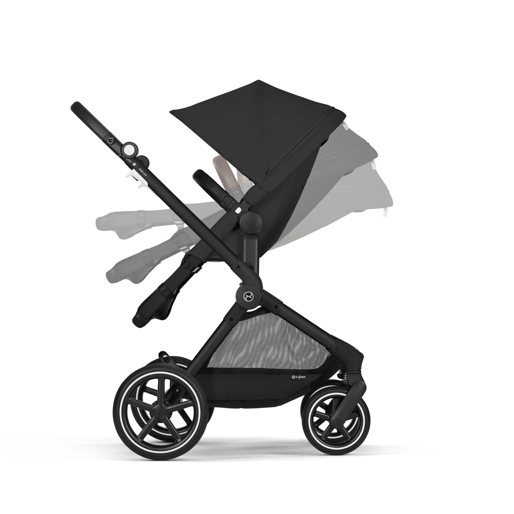 Cybex Eos Lux Luxury 9 Piece Bundle in Moon Black