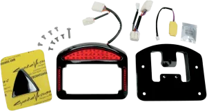 Cycle Visions CV-4804B Eliminator LED Taillight/License Plate Frame - Black