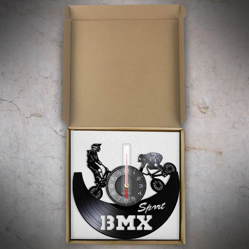 Cycolinks BMX Sport Vinyl Clock