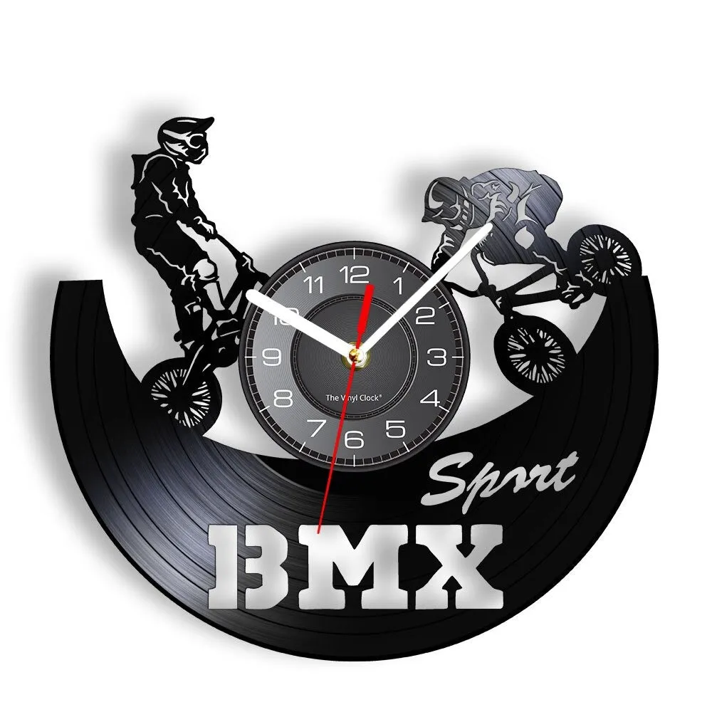 Cycolinks BMX Sport Vinyl Clock