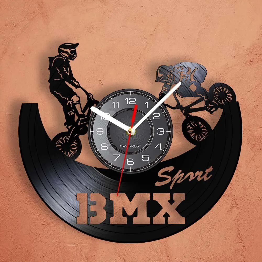 Cycolinks BMX Sport Vinyl Clock
