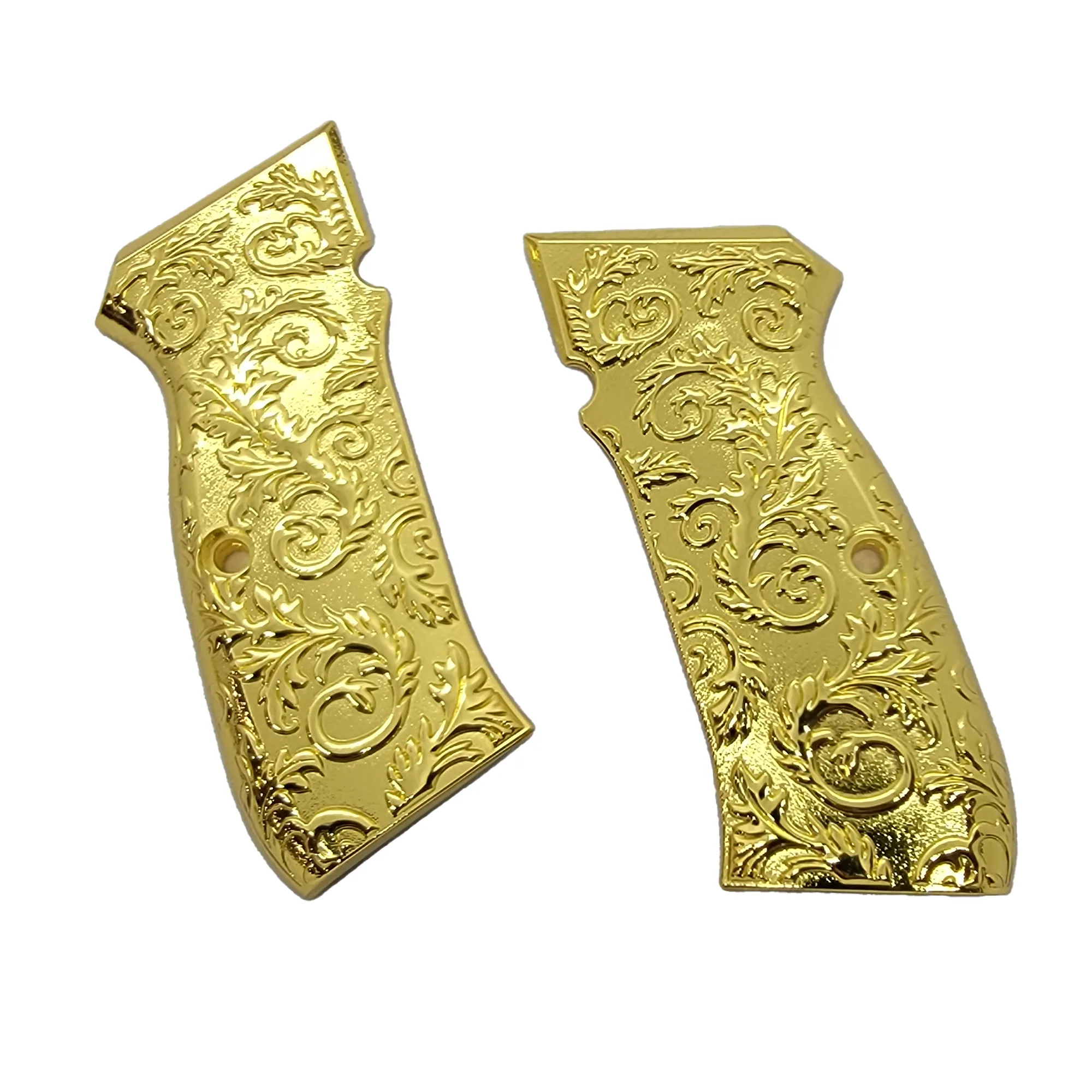 CZ 75B Grips Scroll Full Size 75 B BD SP-01 Shadow 2 Gold #T-CZ13