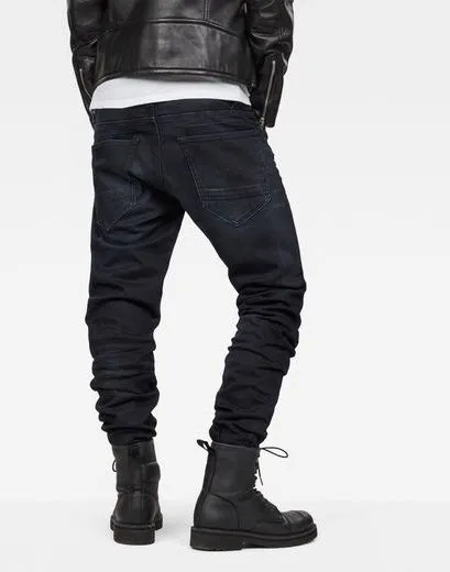 D-Staq 5-Pocket Tapered Denim Dark Aged Jeans