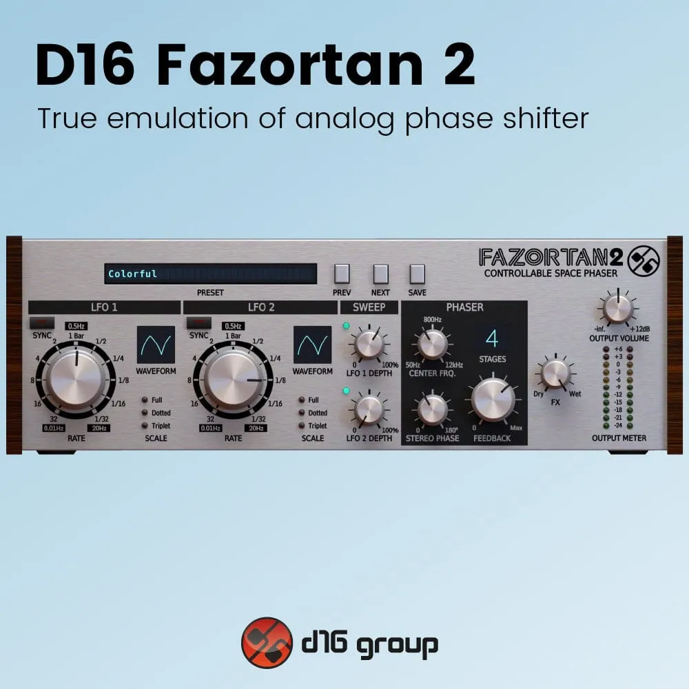 D16 Fazortan 2 - True emulation of analog phase shifter