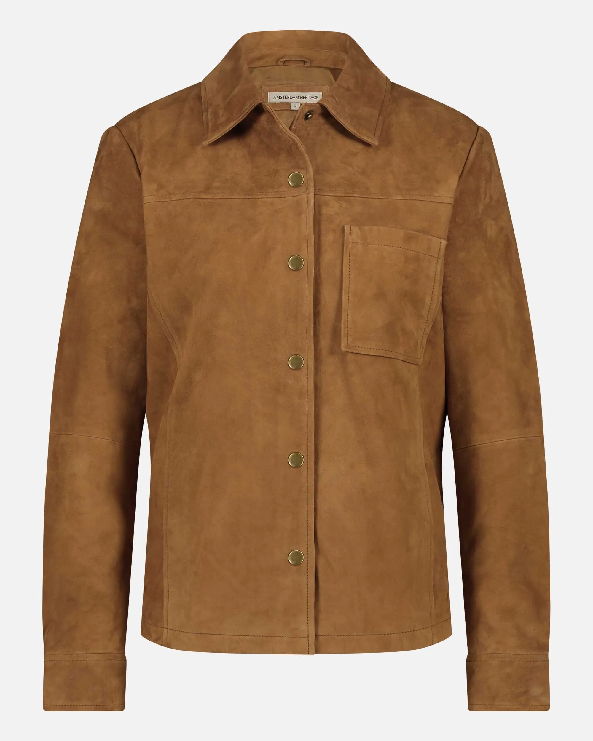 Dakota | Suede Leather Shirt Jacket