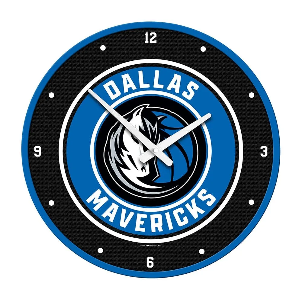 Dallas Mavericks: Modern Disc Wall Clock